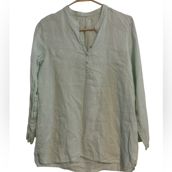Eileen Fisher 100% Organic Irish Linen Tunic - Picture 1 of 9